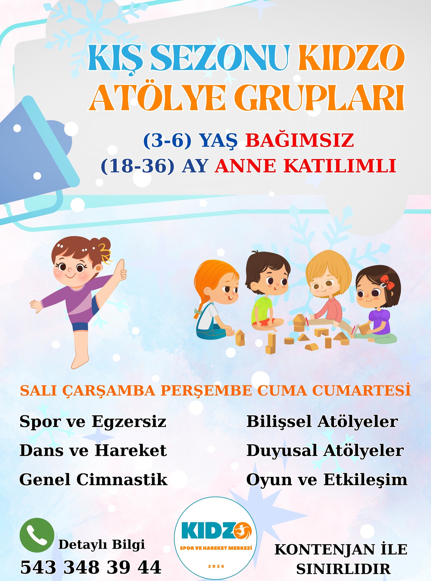 Kış Sezonu Atölye Grupları
