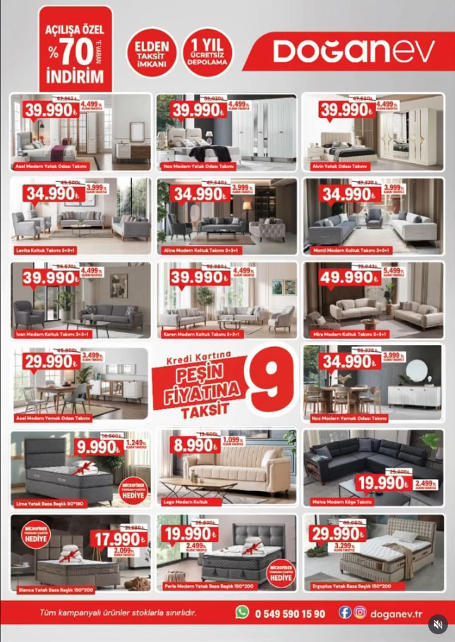 Açılışa Özel İndirimleri