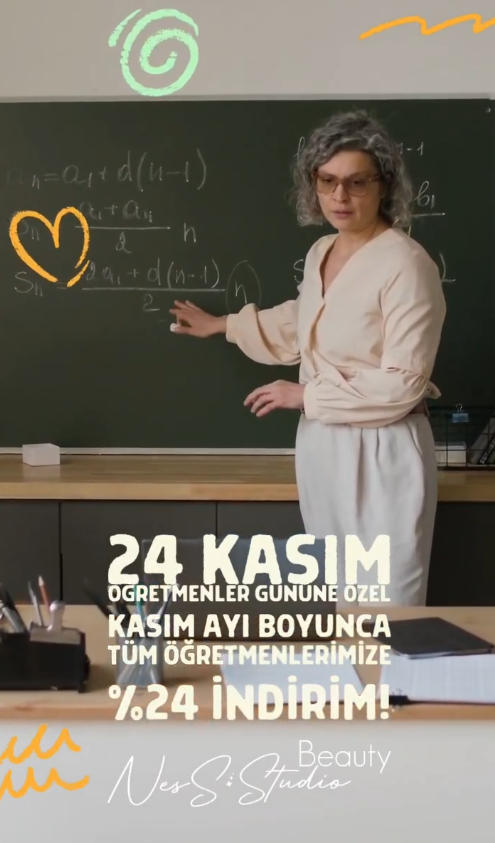 Tüm Öğretmenlere %24 İndirim