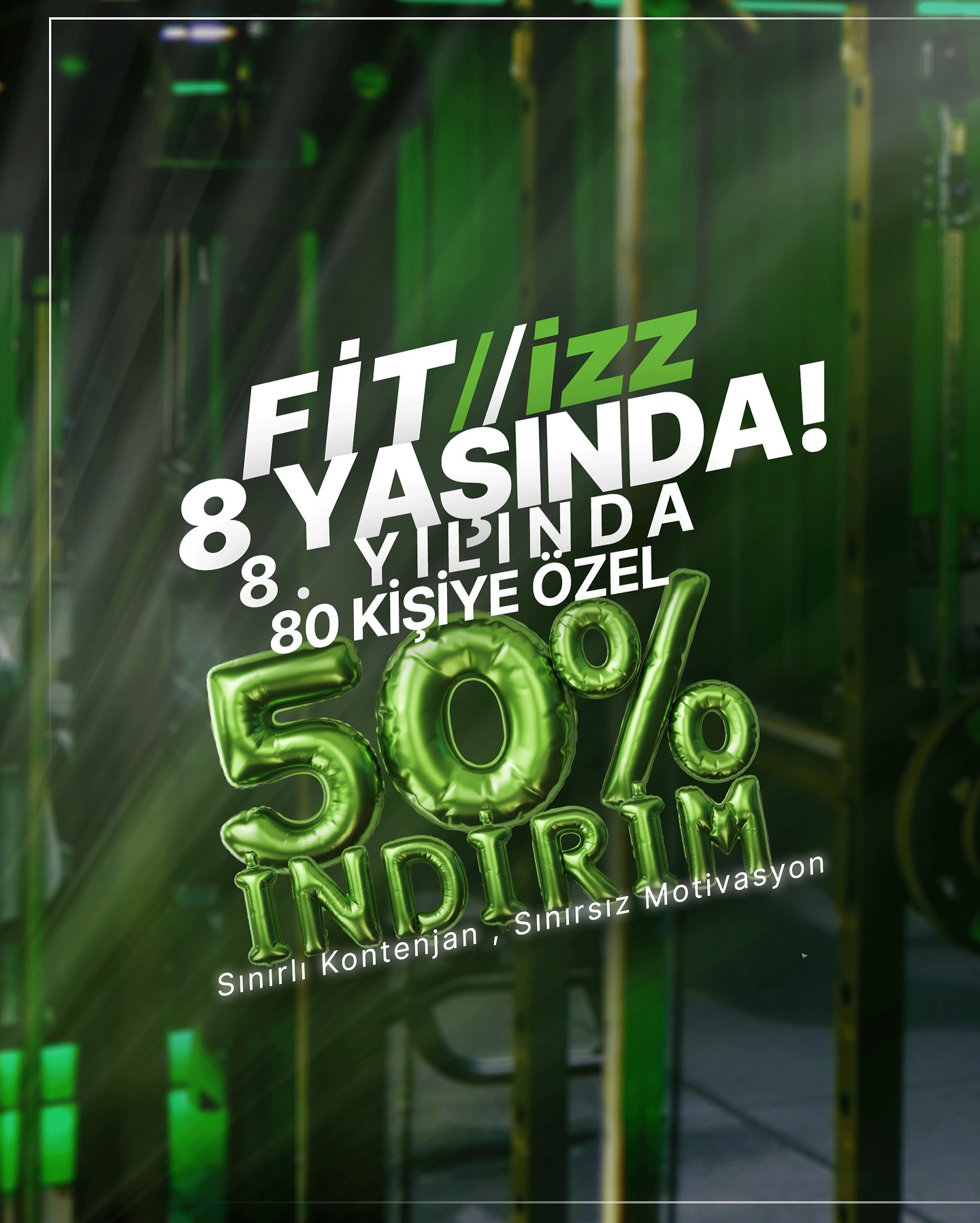 8. Yılda 80 Kişiye %50 İndirim