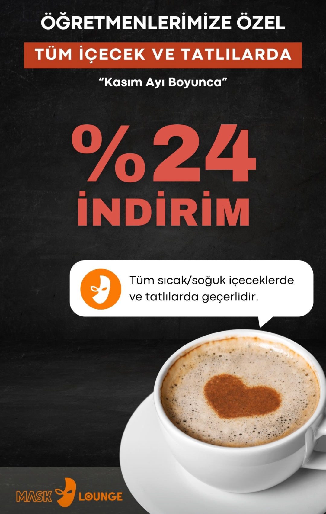 Öğretmenlere Özel %24 İndirim